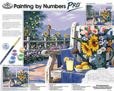 TABLILLA ENTELADA PINTAR POR NUMEROS PRO FLORES Y LIMONES | 1 UNIDADES | (MICHEL PAPELES ESPECIALES)